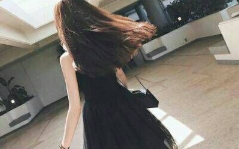 可爱美女QQ背影头像🎀你会遇到更好女孩的祝福