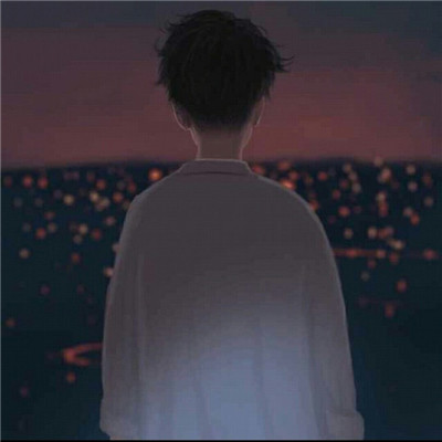 阳光动漫男生背影头像🎒没有你的旅行都是流