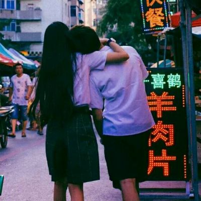 恩爱情侣合照背影头像📸「童话故事」现实意境头像集
