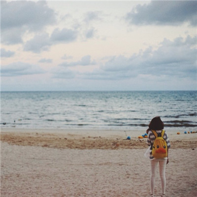 海边情侣背影头像🌊小清新双人头像合集