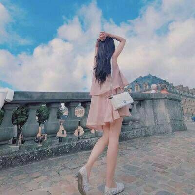 长发电波女生背影头像🌊随风飘荡秀发意境头像