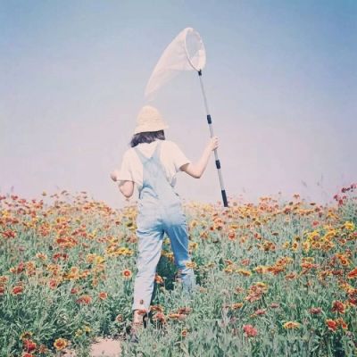 长头发小清新女生背影头像✨星辰眼眸意境头像精选