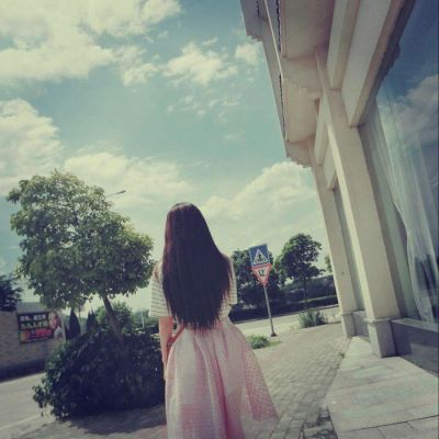 长头发小清新女生背影头像✨星辰眼眸意境头像精选