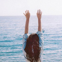 女生海边背影头像唯美🌊气质美女观海图鉴全集