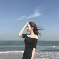 海边长发背影图片女生唯美图片🌊长发美女海边侧面头像