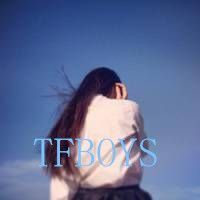 女生头像tfboys带字背影🌟专属四叶草的带字背影头像