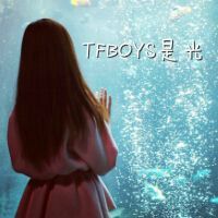 女生头像tfboys带字背影🌟专属四叶草的带字背影头像