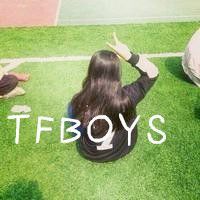 女生头像tfboys带字背影🌟专属四叶草的带字背影头像