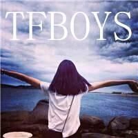 女生头像tfboys带字背影🌟专属四叶草的带字背影头像