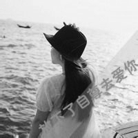 qq头像带字的女生非主流⚰️精选黑白非主流qq头像女生