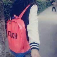QQ女生头像背书包可爱真人🎒精选萌系背书包头像