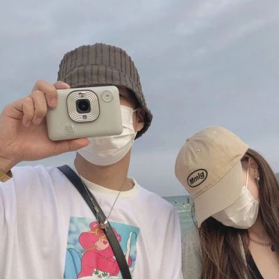 好看甜蜜的情侣头像合集 自在又超开心的浪漫情侣头像