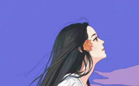 一人一张不明显情头 可爱高级质感情侣头像图片