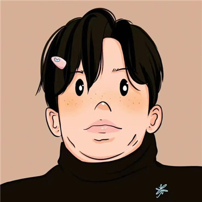 手绘精致漂亮的手绘情侣头像 超可爱的q版情侣头像合集