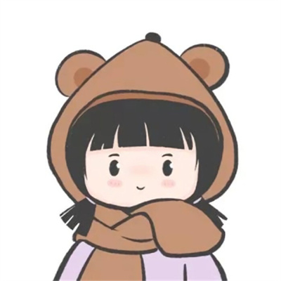 小清新好看的情头图片2023 手绘动漫风甜蜜情侣头像