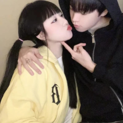 2023小清新好看的情头分享 清纯阳光情侣头像真人一对图片