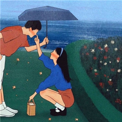 呆萌一对超赞很可的卡通情头 动漫甜甜要跟对象用的情头