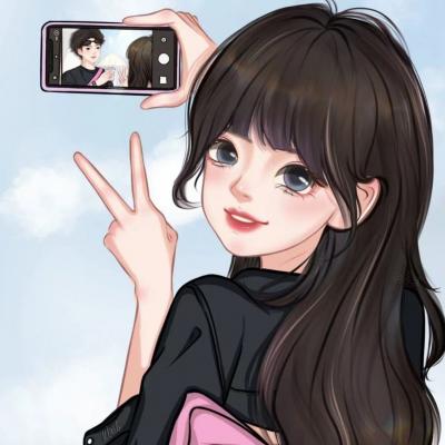 甜蜜到心坎上动漫情头又浪漫 卡通动漫情侣头像高级质感一对两张