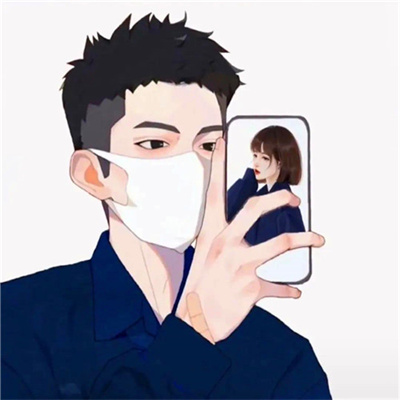 网上很火的一人一张动漫情头 高级小众又好看的卡通情侣头像