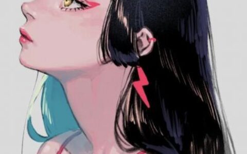 少女心萌动的卡通女头 卡哇伊萌系二次元动漫女生头像