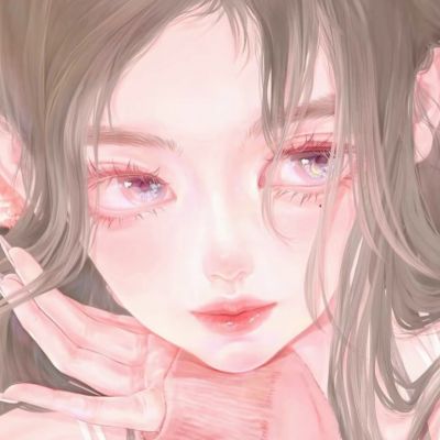 少女心萌动的卡通女头 卡哇伊萌系二次元动漫女生头像