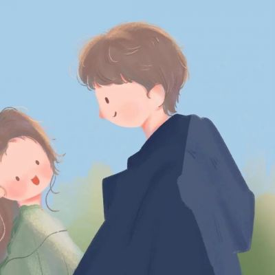2023全新热门的高清的动漫情头 超级好看的双人卡通情侣头像