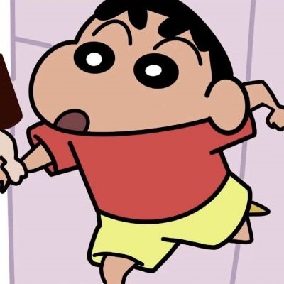 高清好看一人一半小新情头图片 不易发现一左一右蜡笔小新情头