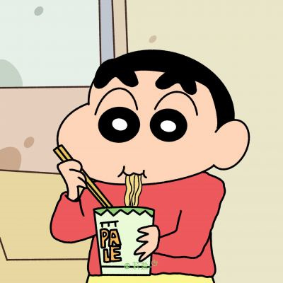 高清好看一人一半小新情头图片 不易发现一左一右蜡笔小新情头