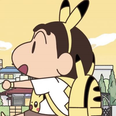高清好看一人一半小新情头图片 不易发现一左一右蜡笔小新情头