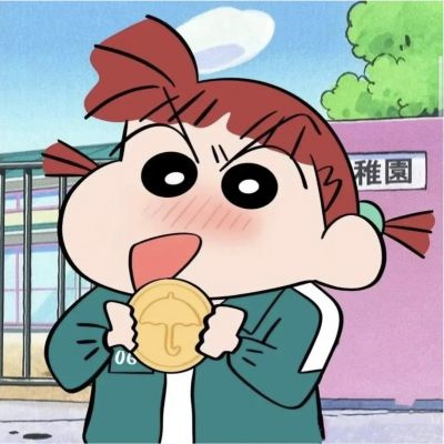 高清好看一人一半小新情头图片 不易发现一左一右蜡笔小新情头