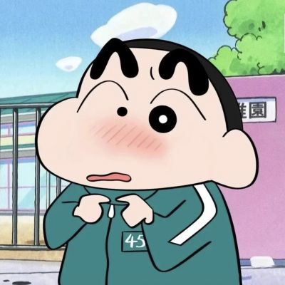 高清好看一人一半小新情头图片 不易发现一左一右蜡笔小新情头