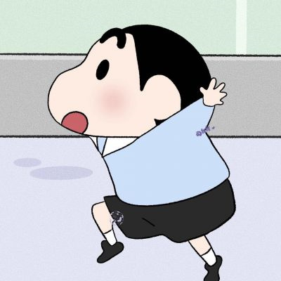 高清好看一人一半小新情头图片 不易发现一左一右蜡笔小新情头
