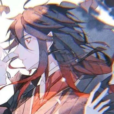 超级惊艳的手绘动漫情头 高冷霸气浪漫的动漫情头男女两张图片