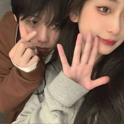 一对两张干净清爽活泼情头合集 简单干净小清新情侣头像图片大全