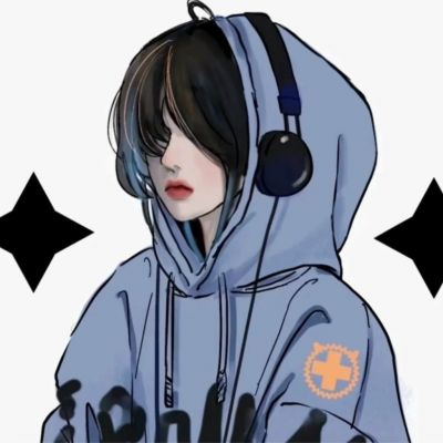 精选优质好看的微信手绘情头 一男一女手绘动漫情头图片高清