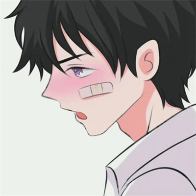 小众很好看的唯美难过微信情头 一男一女伤感动漫情侣头像图片