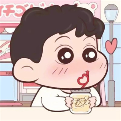 一左一右超可爱小新情侣头像 小新和小爱蜡笔小新情头图片大全