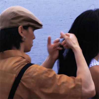 很有感觉的氛围感微信情头 小清新文艺范双人情侣头像图片