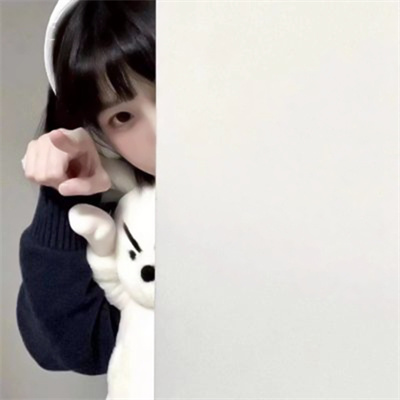 简约高级ins风小众情头大全 2023简单可爱的玩偶情侣头像图片