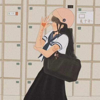 一人一张很低调的微信情头合集 高仿真人手绘浪漫情侣头像图片