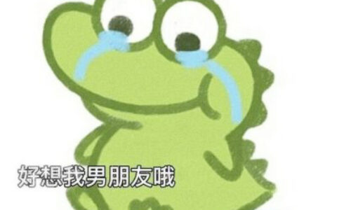 Q版可爱的小鳄鱼带字头像图片 网上很火的小鳄鱼表情包全套图片
