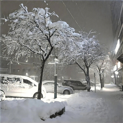 超有意境爆火下雪风景头像图片 抖音冬天下雪ins背景图片素材头像