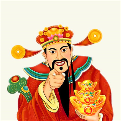 招财旺财的卡通微信头像图片合集 能带来财运的财神爷微信头像