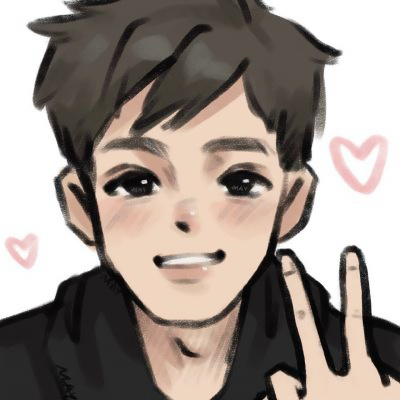 2023精选优质耐看的可爱情头图片 一男一女简约手绘动漫情侣头像