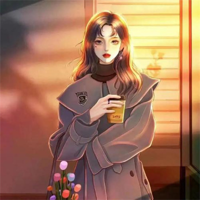 一组简单干净的高清手绘情头 手绘很高级的一男一女情侣头像图片
