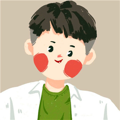 一男一女不容易发现的情头图片 简约耐看的独一无二手绘情侣头像