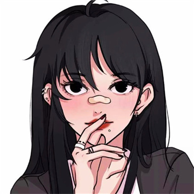 一男一女不容易发现的情头图片 简约耐看的独一无二手绘情侣头像