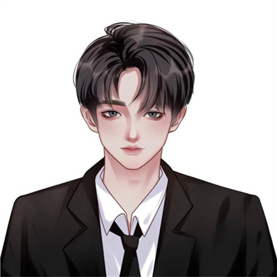 一男一女不容易发现的情头图片 简约耐看的独一无二手绘情侣头像