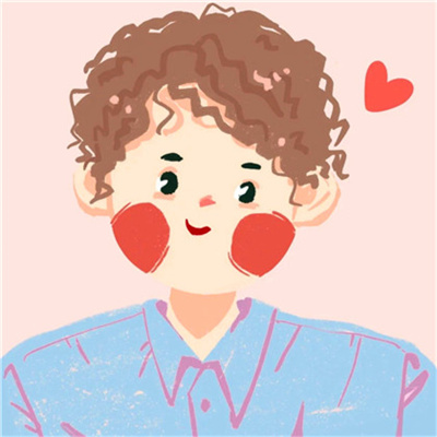 一男一女不容易发现的情头图片 简约耐看的独一无二手绘情侣头像