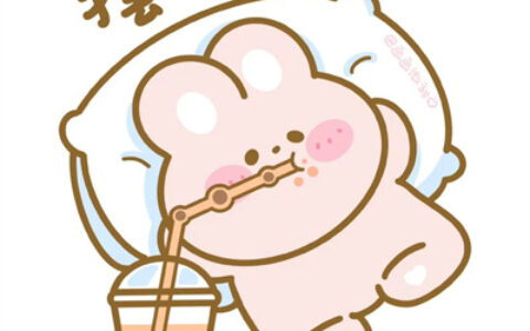 又可爱又摆烂的逗比情头一对 插画版真实摆烂卡通情侣头像